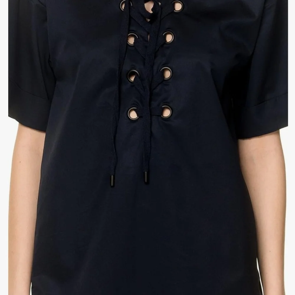 Kendall & Kylie Blue Lace-Up Swim Coverup‎